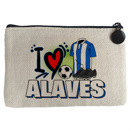 Monedero para enamorado de su equipo de fútbol de alavés