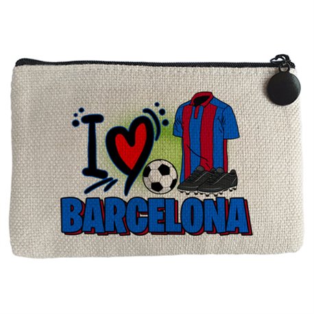 Monedero para enamorado de su equipo de fútbol de Barcelona