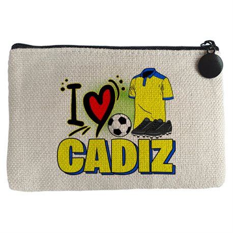 Monedero para enamorado de su equipo de fútbol de Cádiz