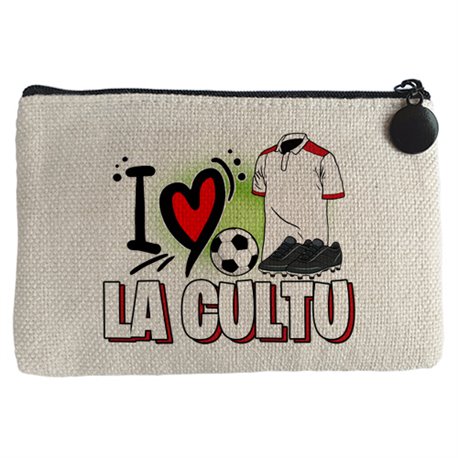 Monedero para enamorado de su equipo de fútbol de la Cultu