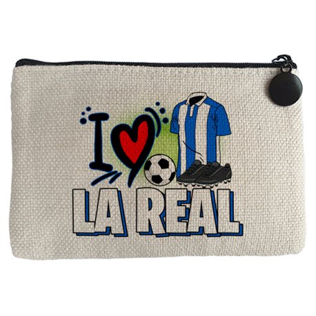 Monedero para enamorado de su equipo de fútbol de la real