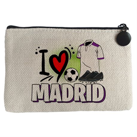 Monedero para enamorado de su equipo de fútbol de Madrid