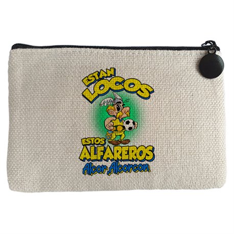 Monedero parodia de Asteris para aficionados al fútbol de Alcorcón