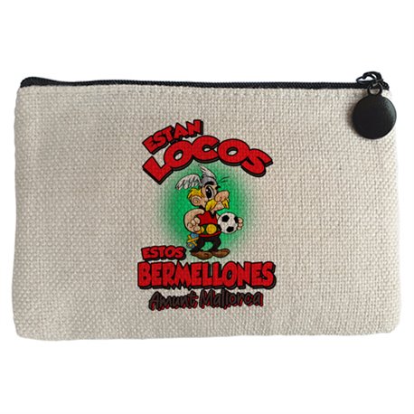 Monedero parodia de Asteris para aficionados al fútbol de Mallorca