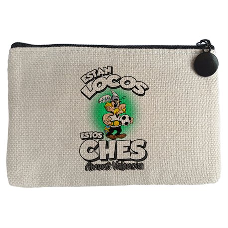 Monedero parodia de Asteris para aficionados al fútbol de Valencia