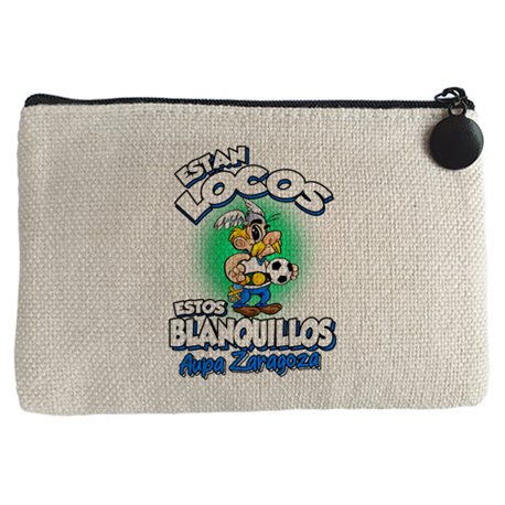 Monedero parodia de Asteris para aficionados al fútbol de Zaragoza
