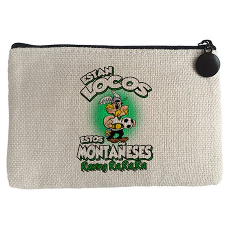 Monedero parodia de Asteris para aficionados al fútbol del Racing