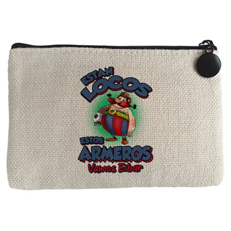 Monedero parodia de Obelis para aficionados al fútbol de Eibar