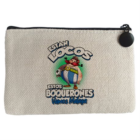 Monedero parodia de Obelis para aficionados al fútbol de Málaga