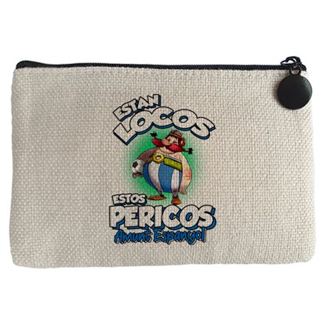 Monedero parodia de Obelis para armeros aficionados al fútbol de