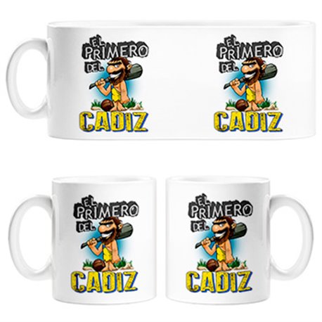 Taza frase el primero del Cádiz para hincha de su equipo de fútbol
