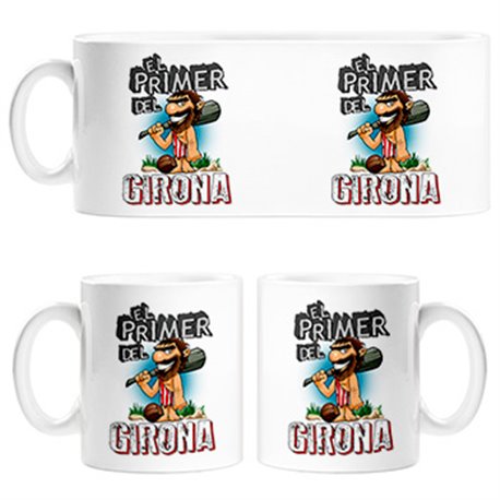 Taza frase el primero del Girona para hincha de su equipo de fútbol