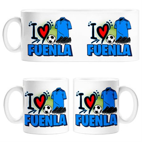 Taza para enamorado de su equipo de fútbol de Fuenla