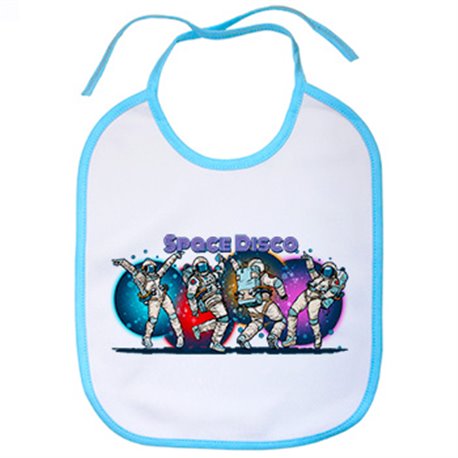 Babero Space Disco astronauta baile