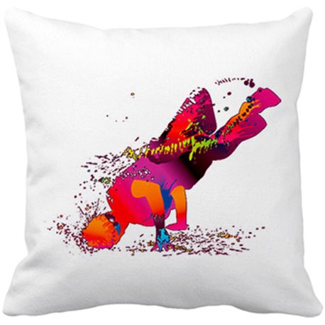 Cojín con relleno Break Dance ilustración del baile