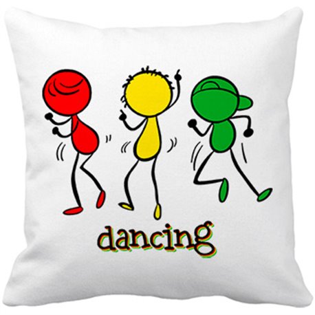 Cojín con relleno Dancing bailando