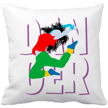 Cojín con relleno Hip Hop Dancer Bailarina