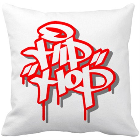 Cojín con relleno Hip Hop graffiti