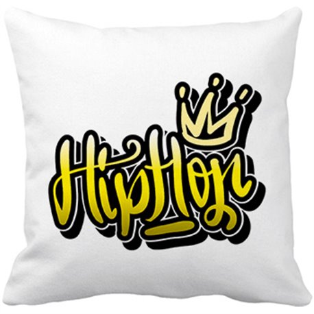 Cojín con relleno Hip Hop King
