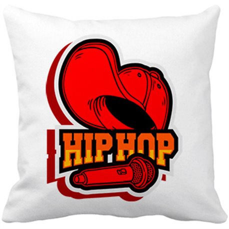 Cojín con relleno Hip Hop MC Rapero