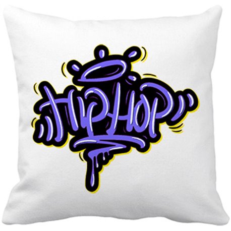 Cojín con relleno Hip Hop pintura