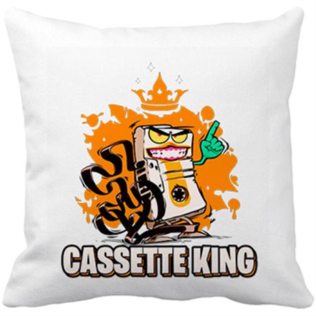 Cojín con relleno Music Cassete King