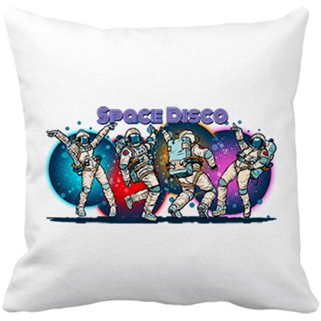 Cojín con relleno Space Disco astronauta baile