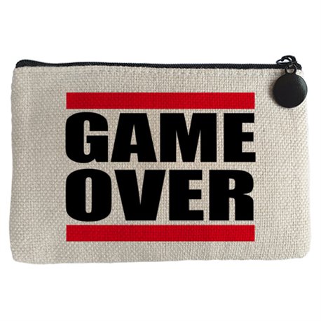 Monedero para gamers frase fin del juego Game Over