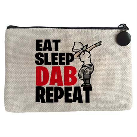 Monedero parodia pose baile gamer frase eat sleep Dab repeat