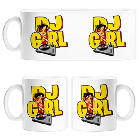 Taza DJ Girl