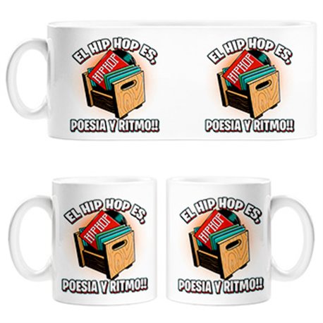 Taza El Hip Hop es poesía y ritmo