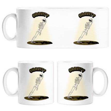 Taza Gravity pose de baile