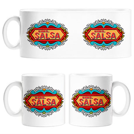 Taza la vida es Sala baile