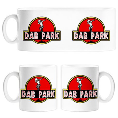Taza parodia para gamer pose baile dab park