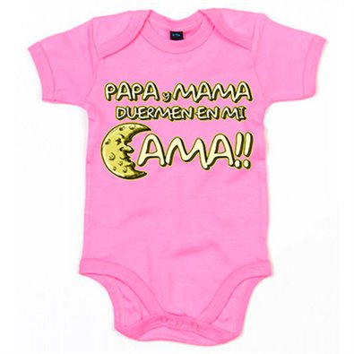 Body bebé Papá y mamá duermen en mi cama