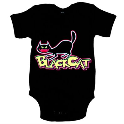 Body bebé Blackcat gato negro