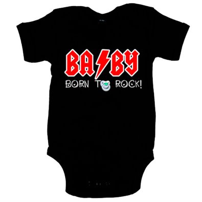 Body bebé Born to Rock bebé nacido para rockear