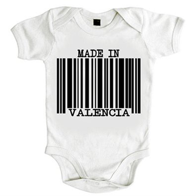 Body bebé Made in Valencia nacido en Valencia