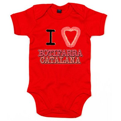 Body bebé I Love botifarra catalana