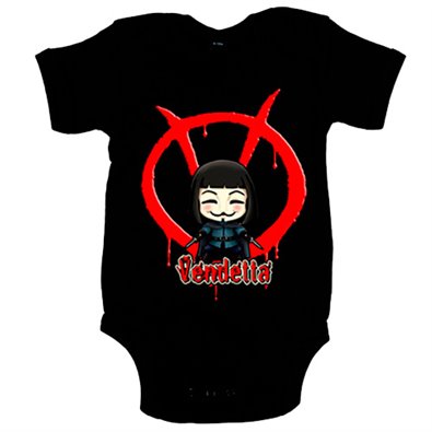 Body bebé V de Vendetta Baby bebé