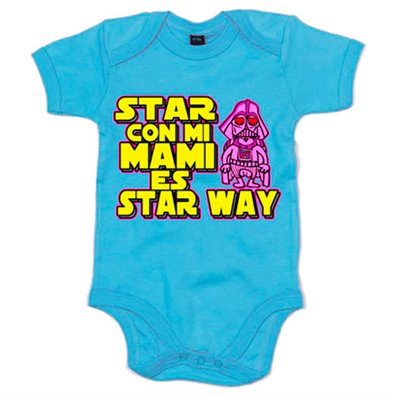 Body bebé Star Wars estar con mi mami es Star Way Darth Vader