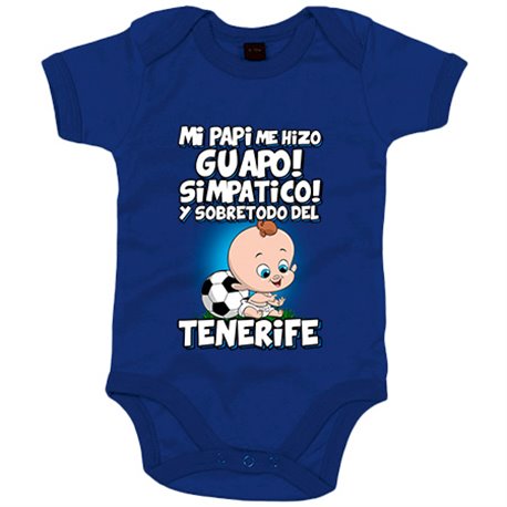 Body bebé mi papi me hizo guapo simpático y sobretodo aficionado al fútbol de Tenerife