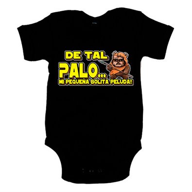 Body bebé Star Wars Ewok de tal palo mi pequeña bolita peluda