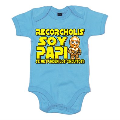 Body bebé Star Wars C-3PO recorcholis soy papi se me funden los circuitos
