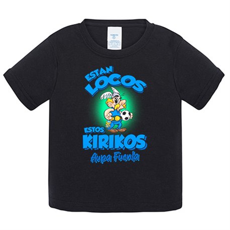 Camiseta bebé parodia de Asteris para aficionados al fútbol de Fuenlabrada