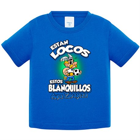Camiseta bebé parodia de Asteris para aficionados al fútbol de Zaragoza