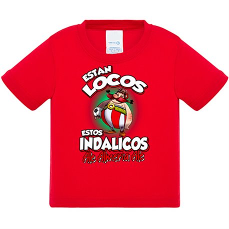 Camiseta bebé parodia de Obelis para aficionados al fútbol de Almería