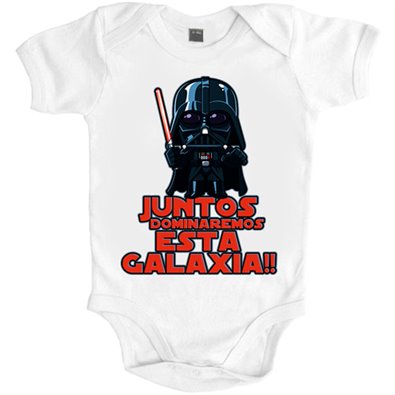 Body bebé Star Wars Darth Vader Juntos dominaremos esta galaxia