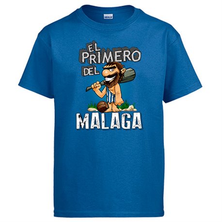 Camiseta frase el primero del Málaga para hincha de su equipo de fútbol Camiseta frase el primero del Málaga para hincha de su equipo de fútbol