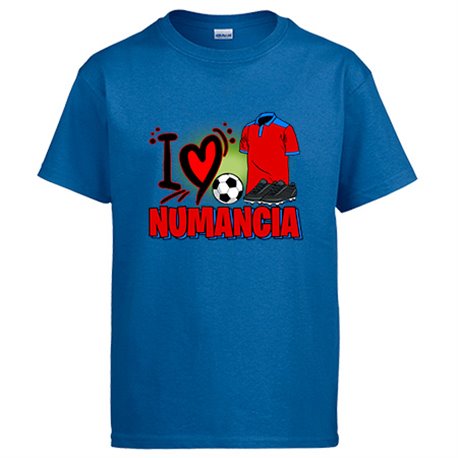 Camiseta para enamorado de su equipo de fútbol de numancia